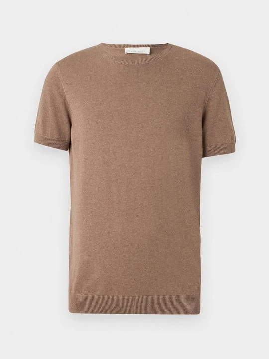 Zdjęcie produktu T-shirt basic Pier One By Zalando brązowy melanż