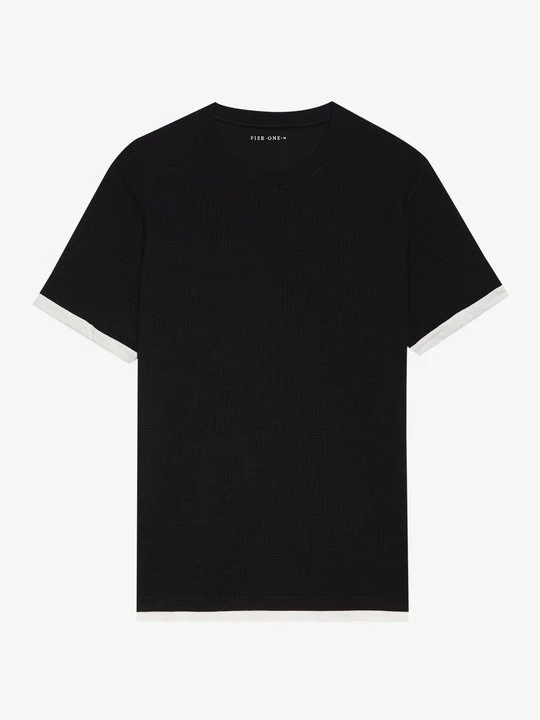 Zdjęcie produktu T-shirt basic Pier One By Zalando czarny