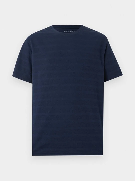 Zdjęcie produktu T-shirt basic Pier One By Zalando granatowy
