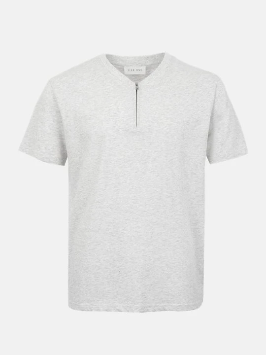Zdjęcie produktu T-shirt basic Pier One By Zalando jasnoszary