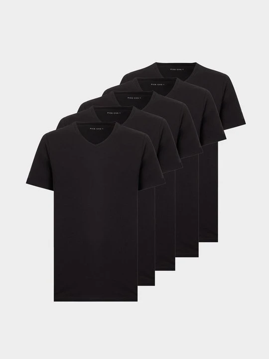 Zdjęcie produktu T-shirt basic Pier One czarny