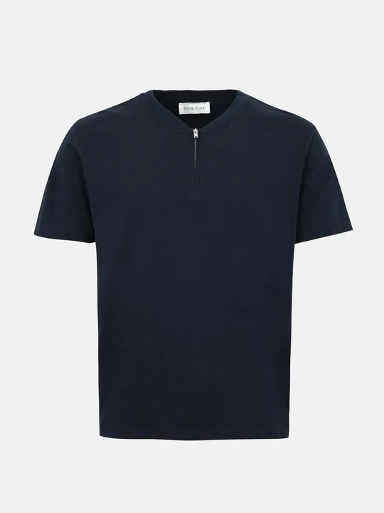 Zdjęcie produktu T-shirt basic Pier One By Zalando granatowy
