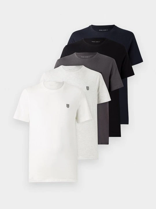 Zdjęcie produktu T-shirt basic Pier One mleczny