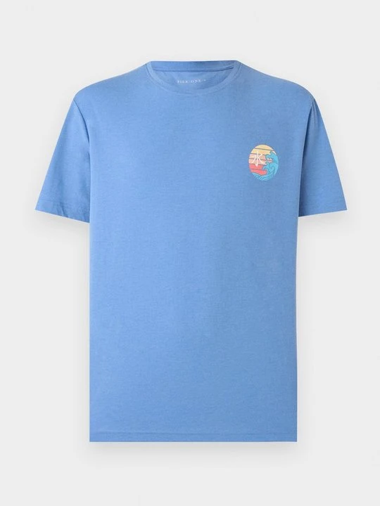 Zdjęcie produktu T-shirt basic Pier One By Zalando niebieski melanż