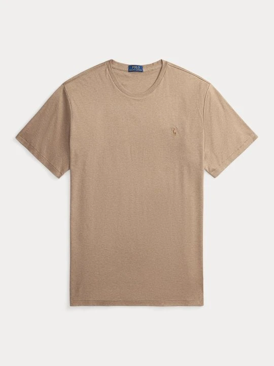Zdjęcie produktu T-shirt basic Polo Ralph Lauren jasnobrązowy