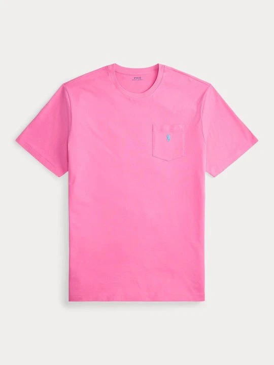 Zdjęcie produktu T-shirt basic Polo Ralph Lauren różowy