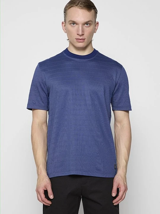Zdjęcie produktu T-shirt basic Paul Smith niebieski