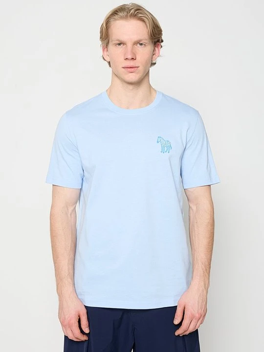 Zdjęcie produktu T-shirt basic Paul Smith niebieski