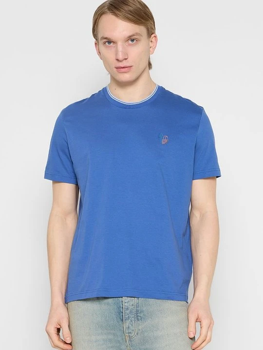 Zdjęcie produktu T-shirt basic Paul Smith niebieski
