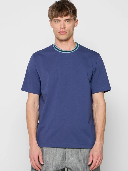 Zdjęcie produktu T-shirt basic Paul Smith niebieski