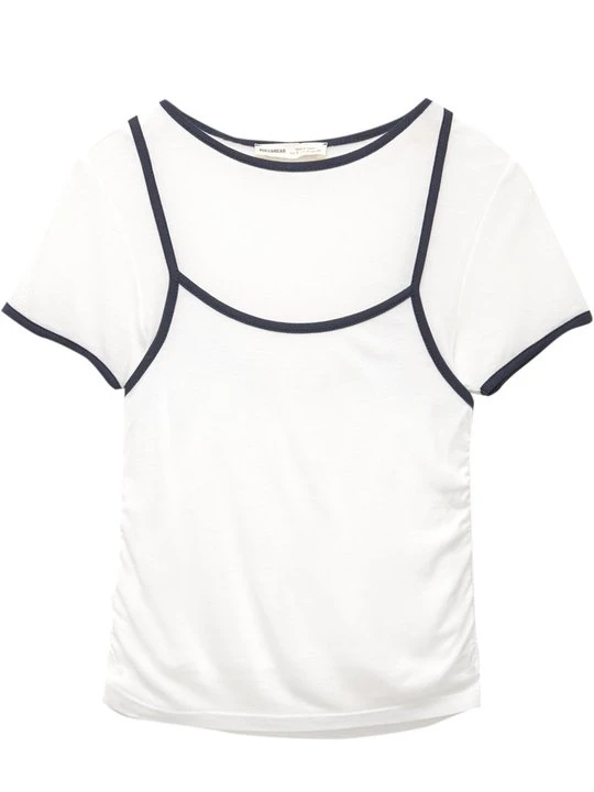 Zdjęcie produktu T-shirt basic PULL&BEAR biały