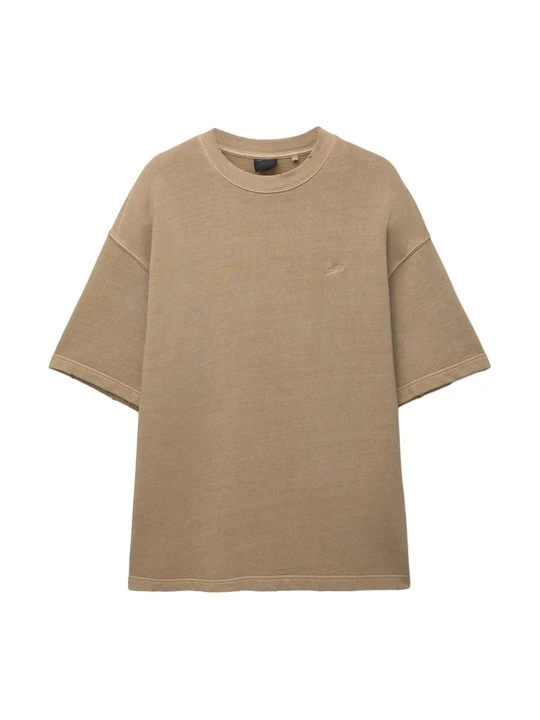 Zdjęcie produktu T-shirt basic PULL&BEAR piaskowy