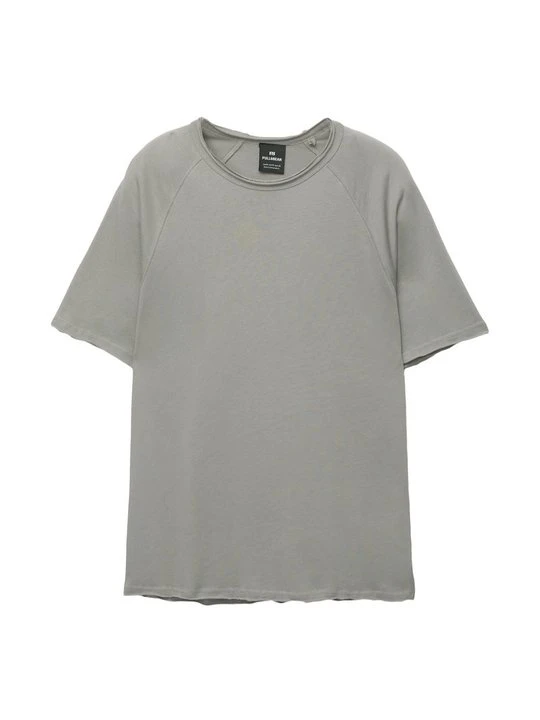 Zdjęcie produktu T-shirt basic PULL&BEAR szary