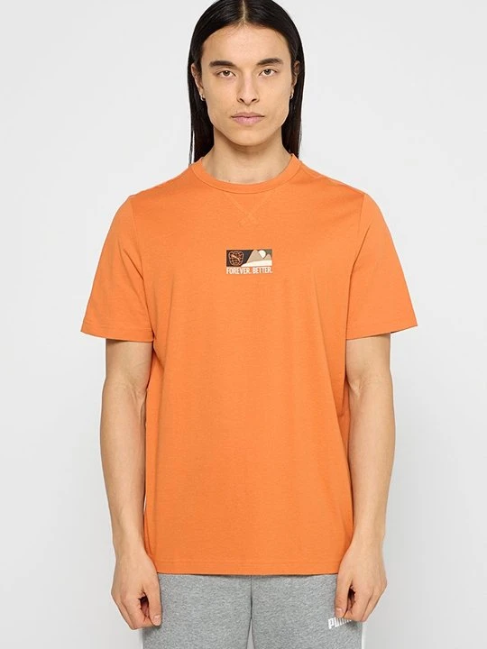 Zdjęcie produktu T-shirt basic Puma pomarańczowy