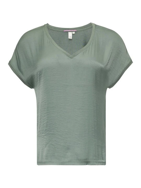 Zdjęcie produktu T-shirt basic QS ciemnozielony