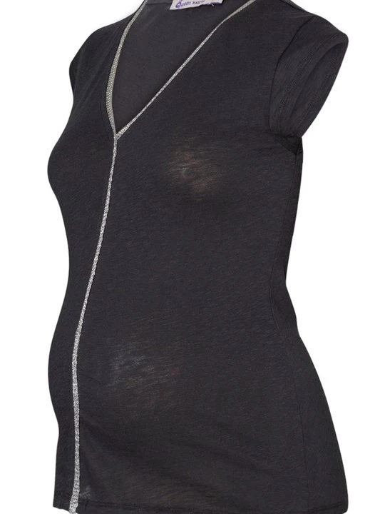 Zdjęcie produktu T-shirt basic Queen Mum ciemnoszary