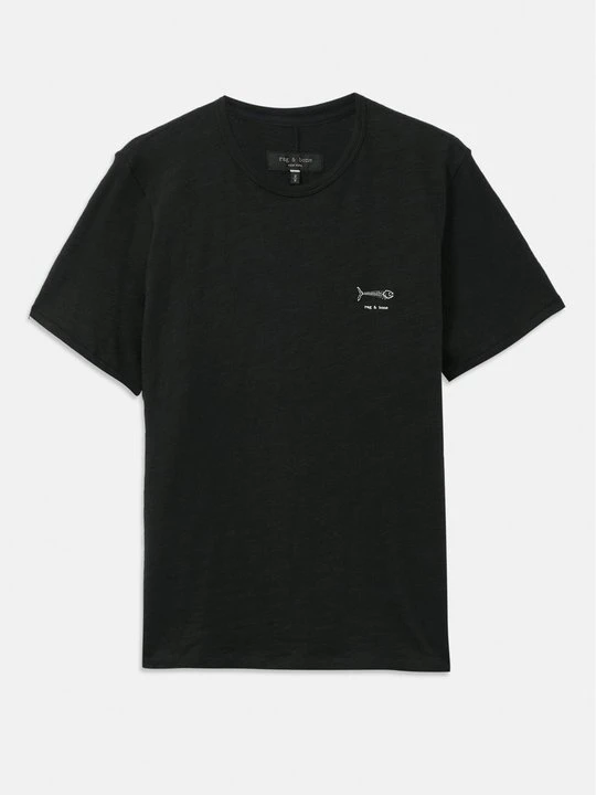 Zdjęcie produktu T-shirt basic rag & bone czarny
