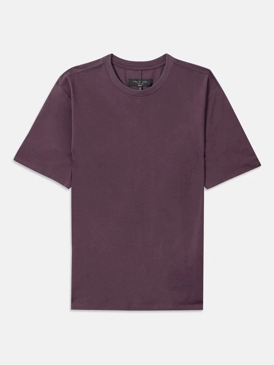 Zdjęcie produktu T-shirt basic rag & bone czerwony