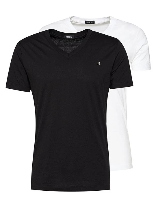 Zdjęcie produktu T-shirt basic Replay czarny