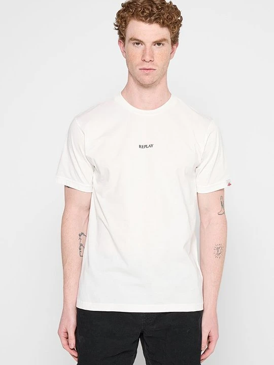 Zdjęcie produktu T-shirt basic Replay biały