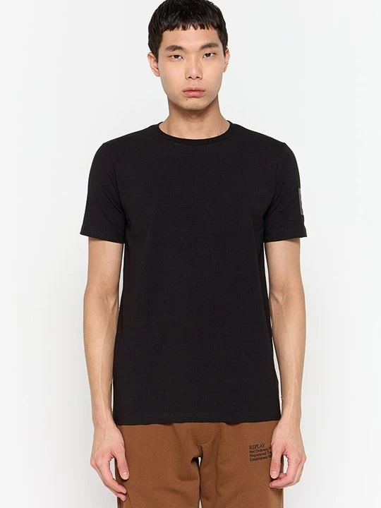 Zdjęcie produktu T-shirt basic Replay czarny