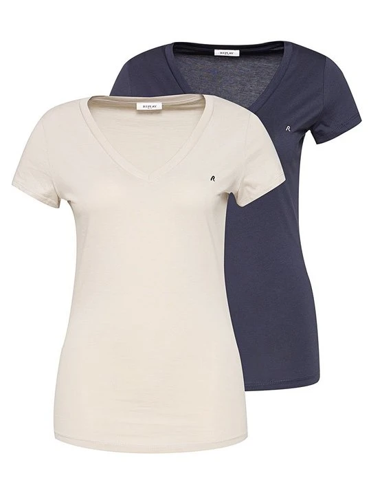 Zdjęcie produktu T-shirt basic Replay mleczny