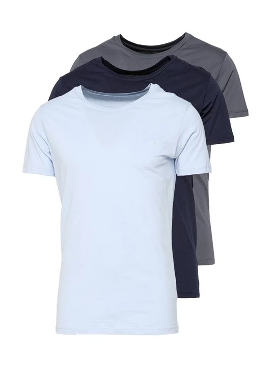 Zdjęcie produktu T-shirt basic Replay niebieski