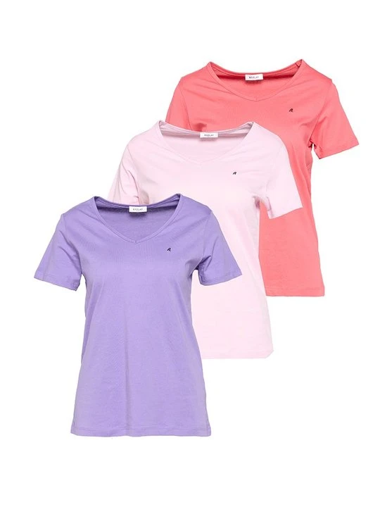 Zdjęcie produktu T-shirt basic Replay liliowy