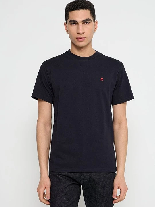 Zdjęcie produktu T-shirt basic Replay granatowy