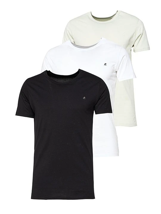 Zdjęcie produktu T-shirt basic Replay czarny melanż