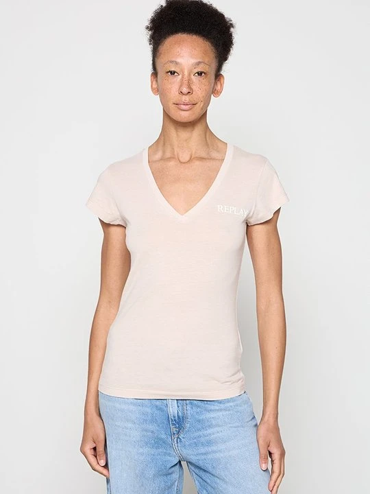 Zdjęcie produktu T-shirt basic Replay szary
