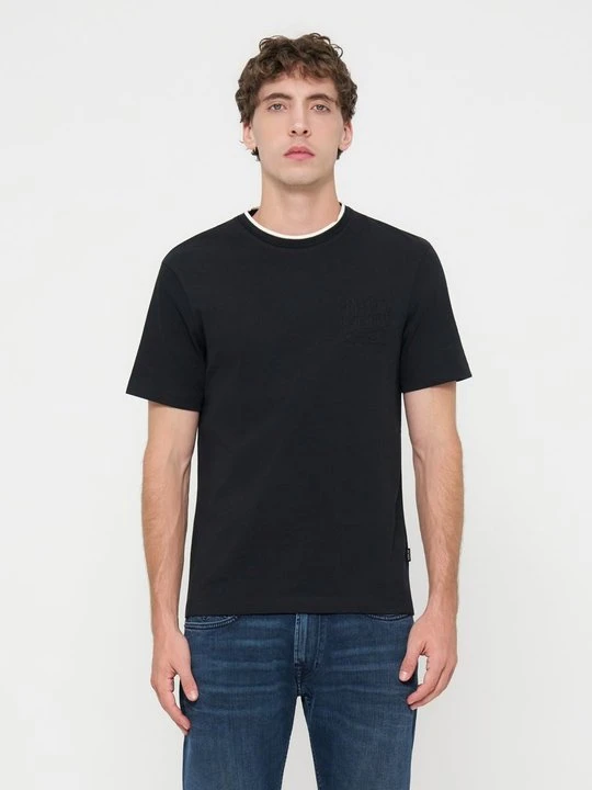 Zdjęcie produktu T-shirt basic Replay czarny