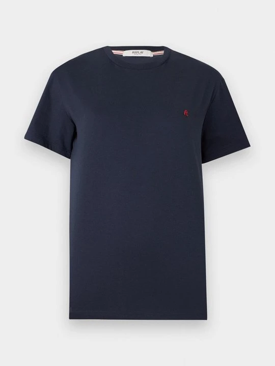 Zdjęcie produktu T-shirt basic Replay granatowy