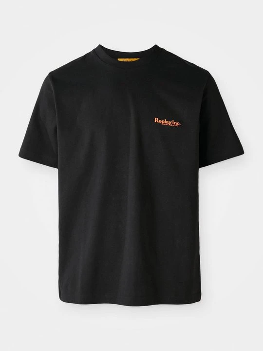 Zdjęcie produktu T-shirt basic Replay czarny