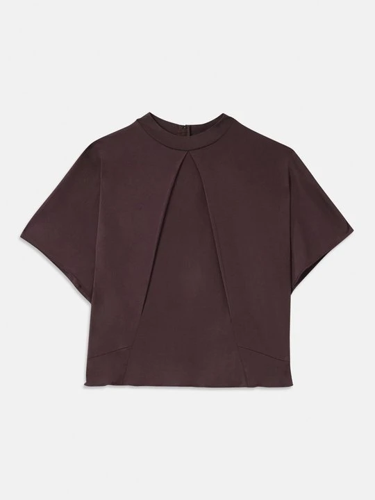Zdjęcie produktu T-shirt basic Rodebjer ciemnobrązowy