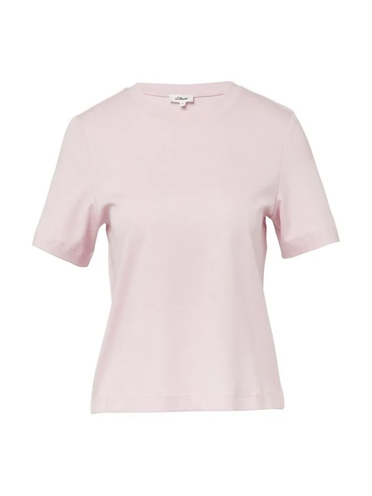 Zdjęcie produktu T-shirt basic s.Oliver jasnoróżowy
