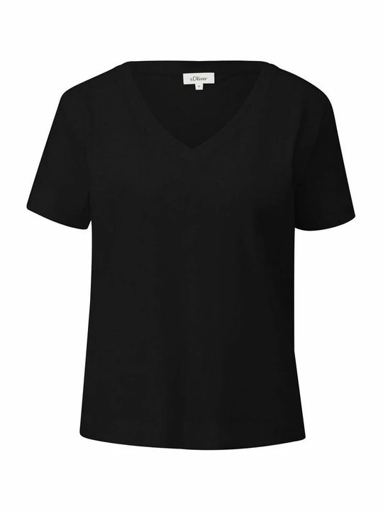 Zdjęcie produktu T-shirt basic s.Oliver czarny