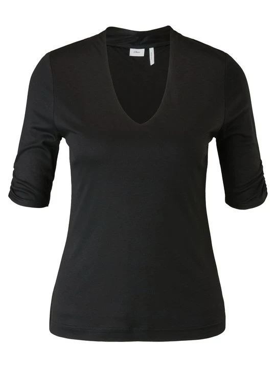 Zdjęcie produktu T-shirt basic s.Oliver czarny