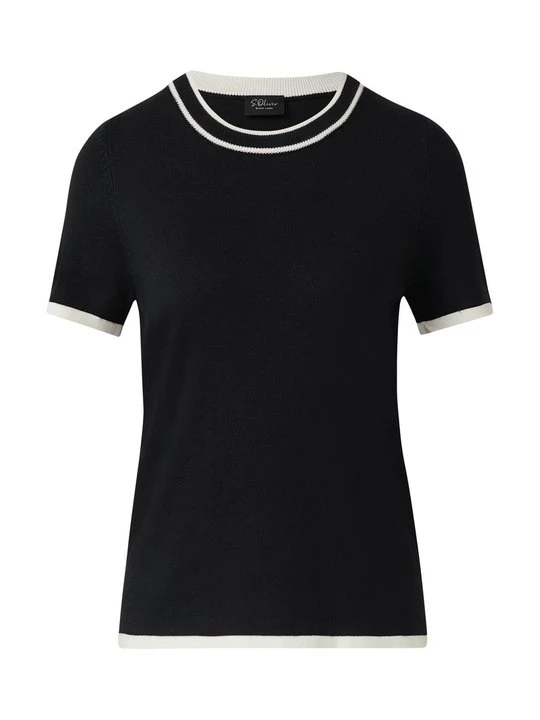 Zdjęcie produktu T-shirt basic s.Oliver czarny