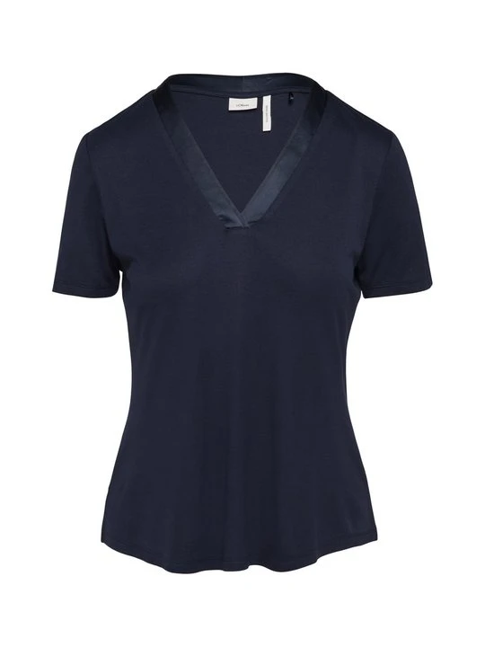 Zdjęcie produktu T-shirt basic s.Oliver granatowy