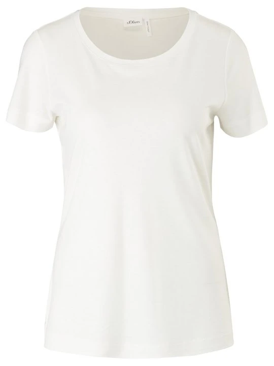Zdjęcie produktu T-shirt basic s.Oliver mleczny