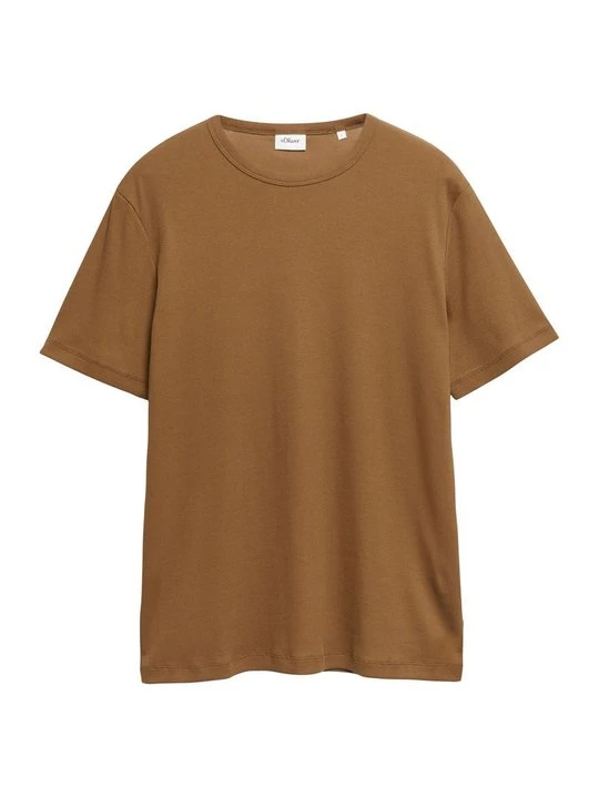 Zdjęcie produktu T-shirt basic s.Oliver brązowy