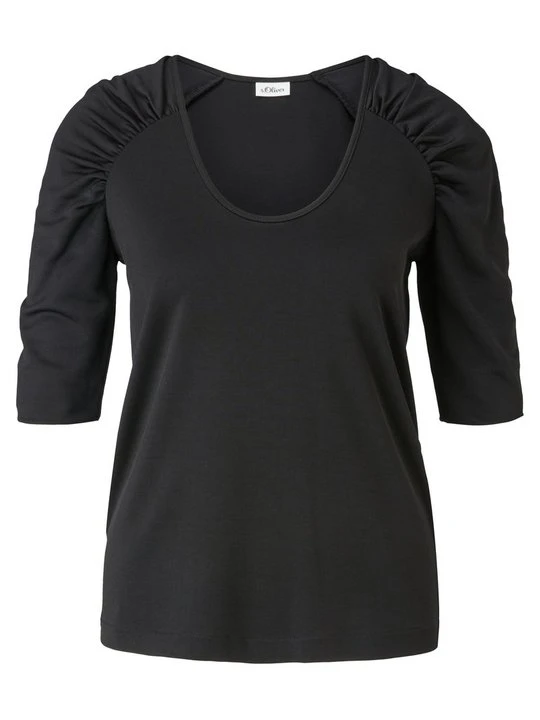 Zdjęcie produktu T-shirt basic s.Oliver czarny