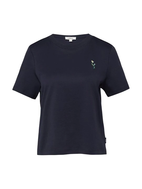 Zdjęcie produktu T-shirt basic s.Oliver granatowy