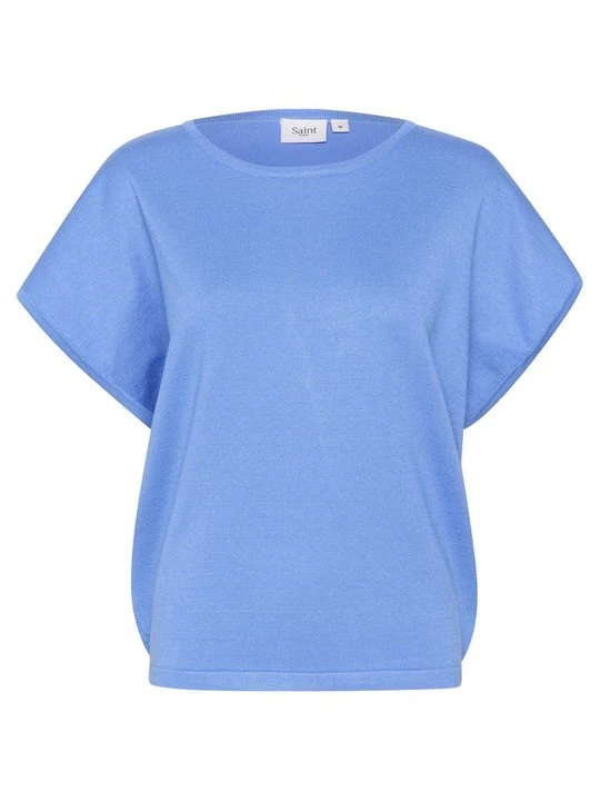 Zdjęcie produktu T-shirt basic Saint Tropez niebieski