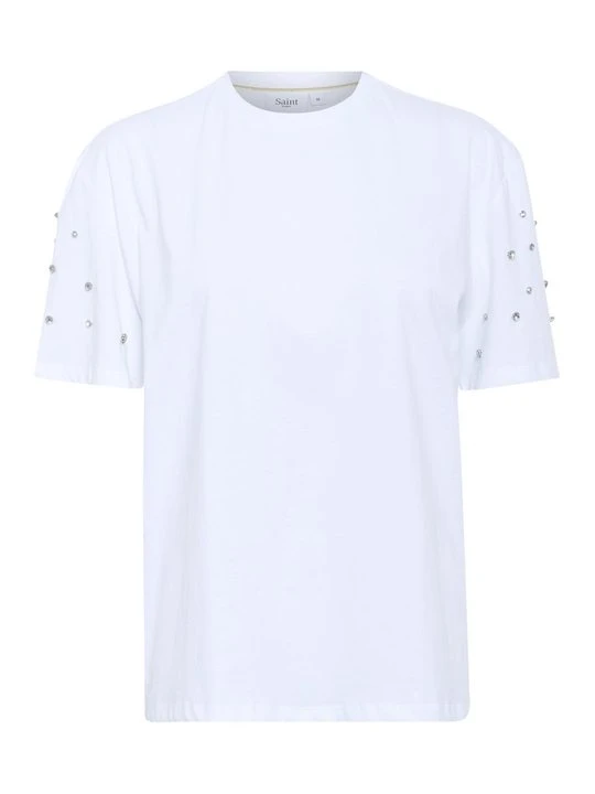 Zdjęcie produktu T-shirt basic Saint Tropez biały
