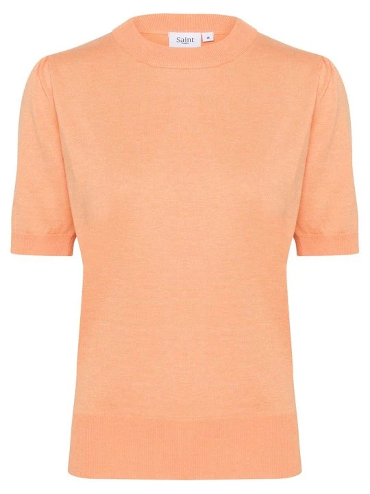Zdjęcie produktu T-shirt basic Saint Tropez pomarańczowy