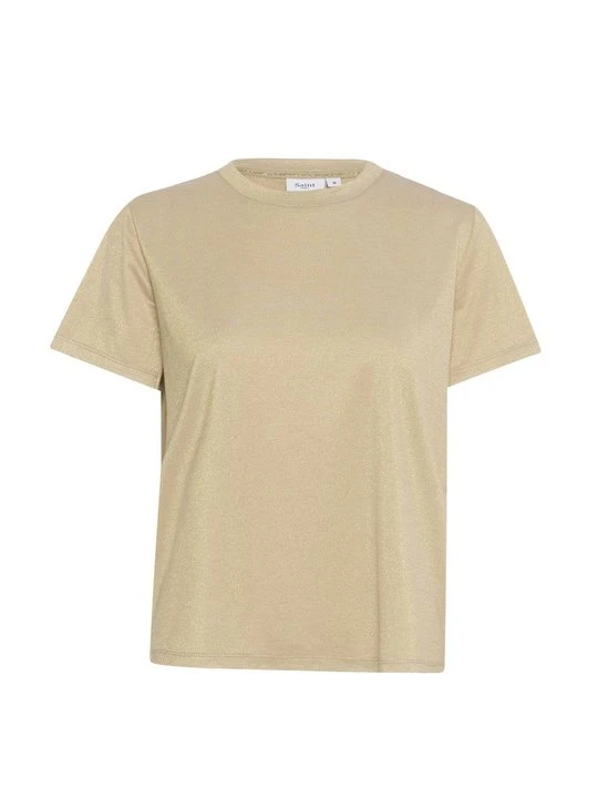 Zdjęcie produktu T-shirt basic Saint Tropez beżowy