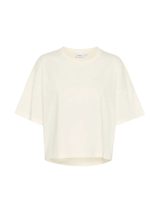 Zdjęcie produktu T-shirt basic Saint Tropez mleczny