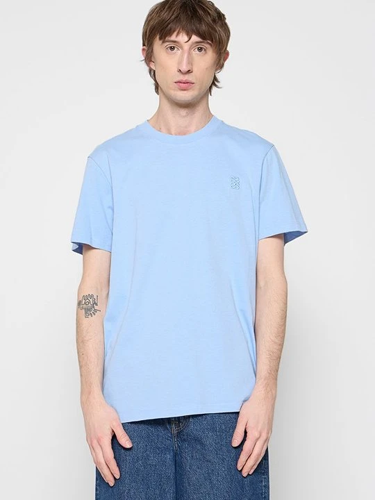 Zdjęcie produktu T-shirt basic Sandro niebieski